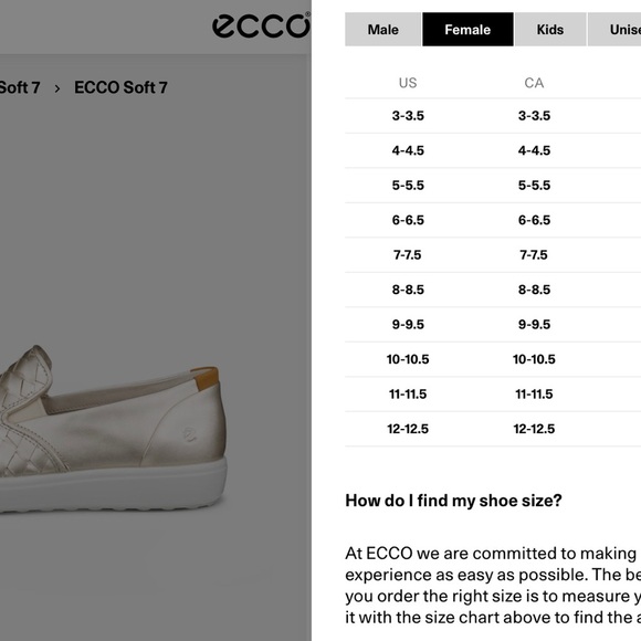 Ecco soft slip on shoes - Picture 8 of 12